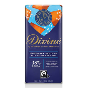 Divine Milk Chocolate with Toffee & Sea Salt