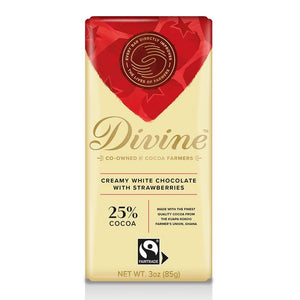 Divine White Chocolate with Strawberries