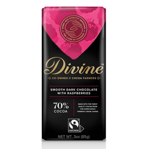 Divine Dark Chocolate with Raspberry